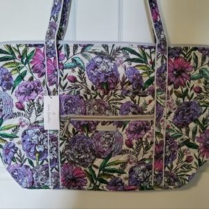 Vera Bradley Lavender Meadow Miller Travel Bag